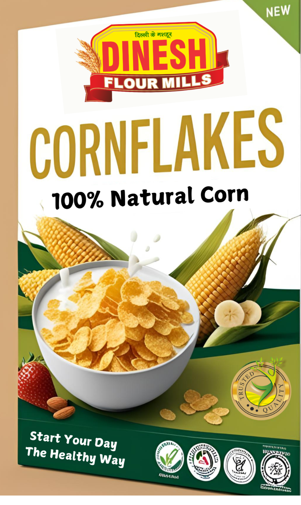 cornflakes,corn,breakfast,dfm,dineshflourmills